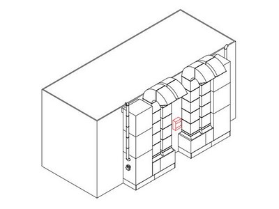 15m big paint booth