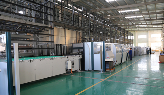 Auto production line of spray paint booths