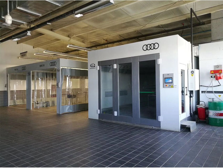 Audi Spray Paint Booth Project